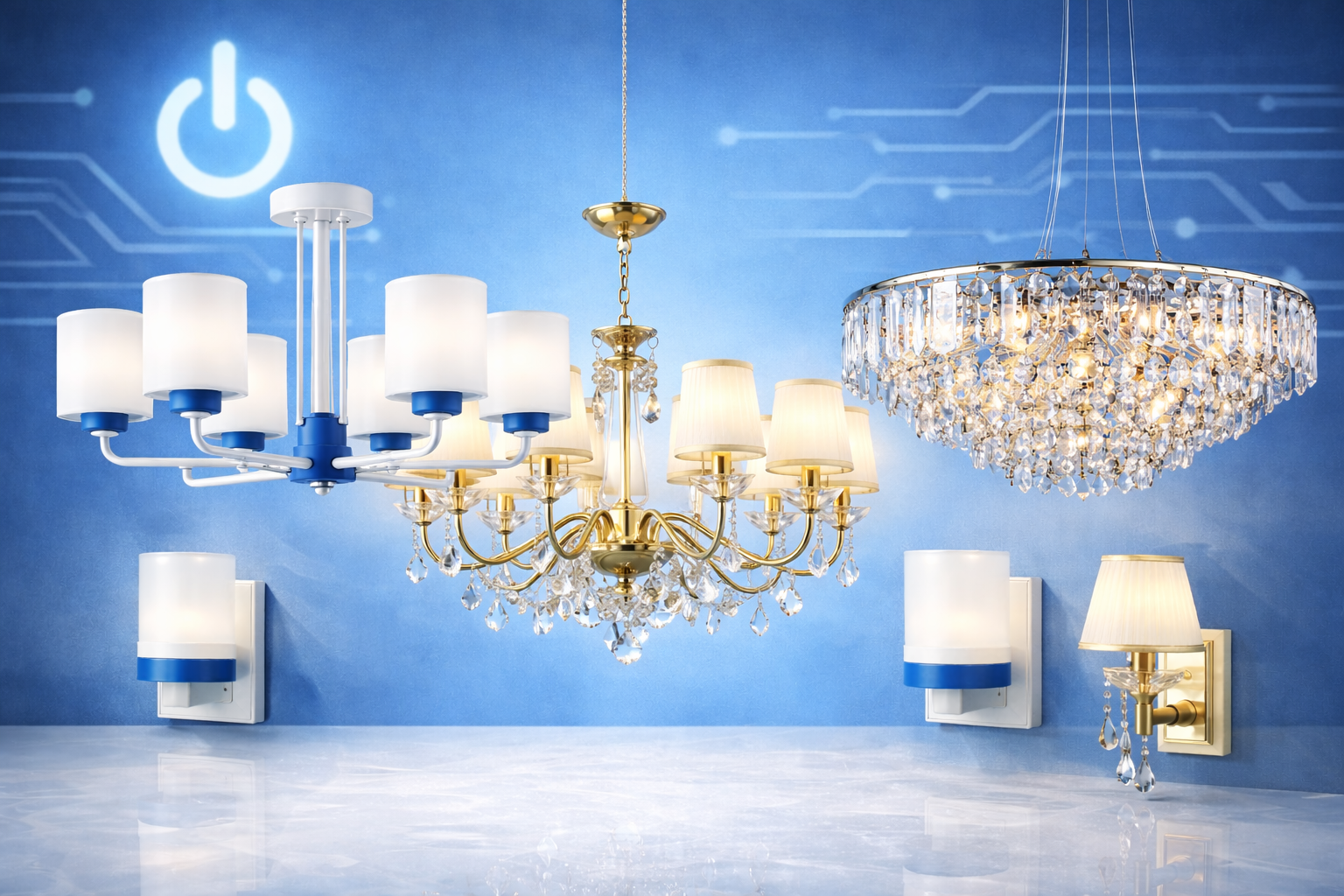 الثريات والانارة الحديثة