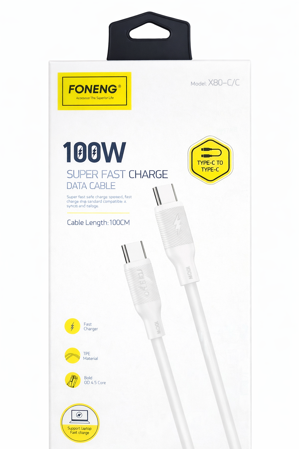 كيبل تايب سي 100W