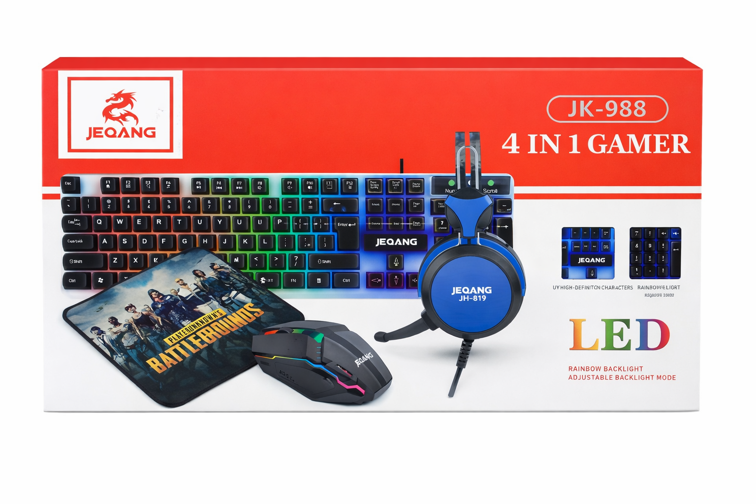 طقم ألعاب 4-in-1 (4 في 1 Gaming Set)  jk-988