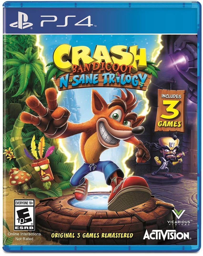 لعبه (PS4) Crash Bandicoot N. Sane Trilogy