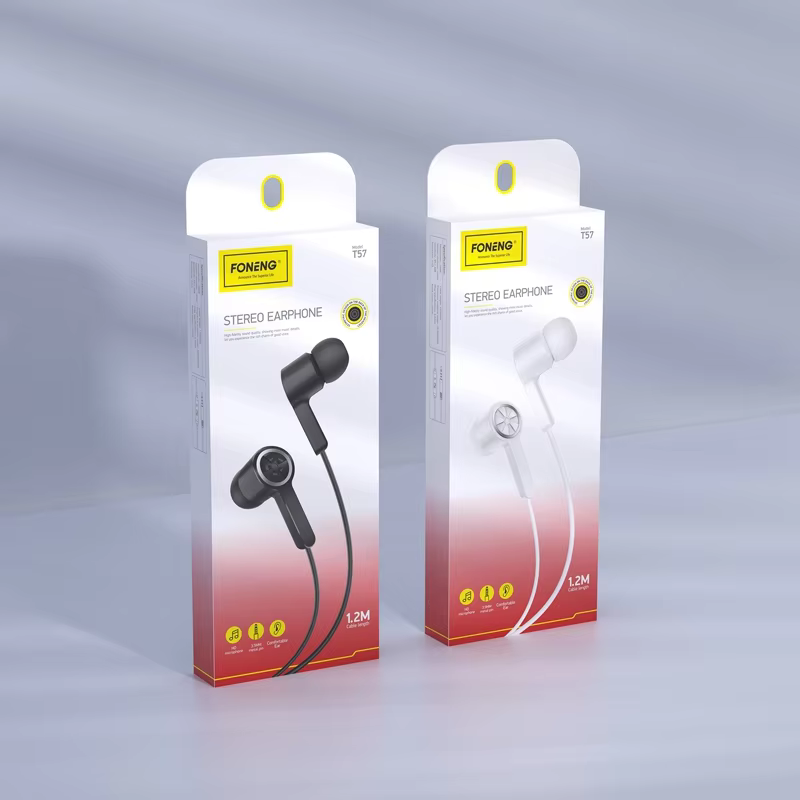 High Quality and Cheap T57 Wired Headphone Earphone
