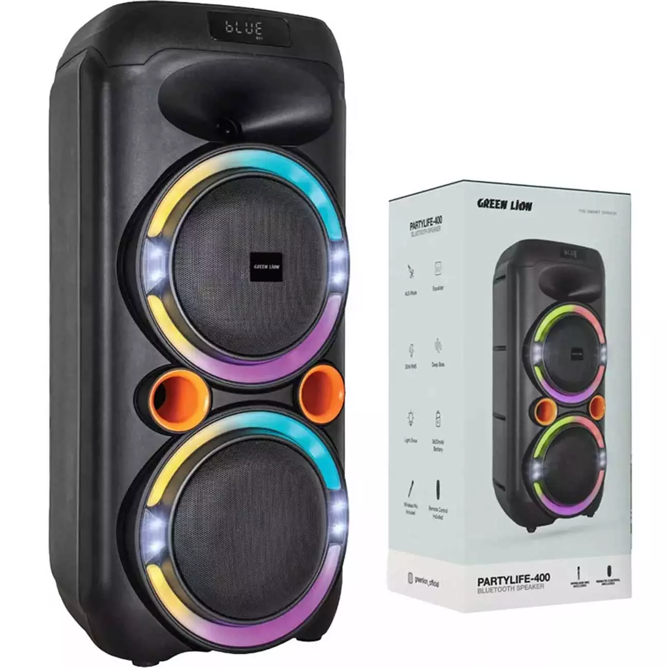 مكبر صوت بلوتوث Green Lion PartyLife 400