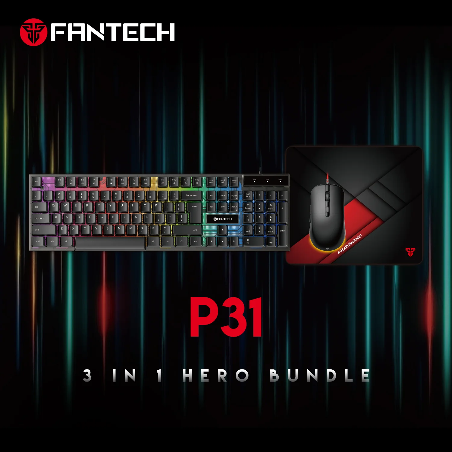 FANTECH P31 COMBO KB+MS+PAD