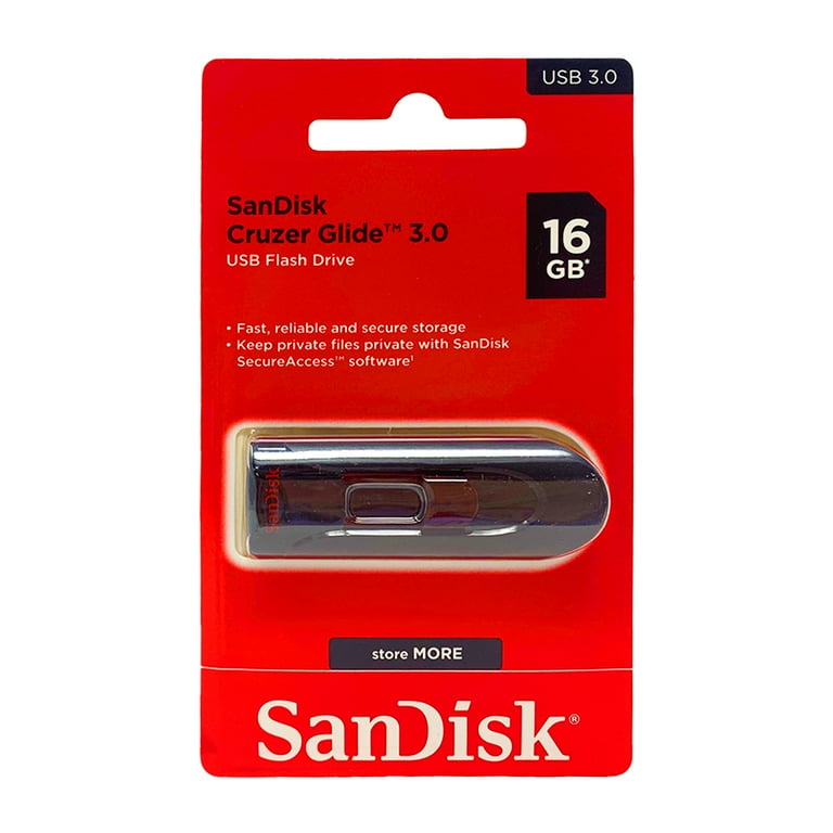 لاش ميموري SanDisk Cruzer Glide 3.0 (سعة 16GB)
