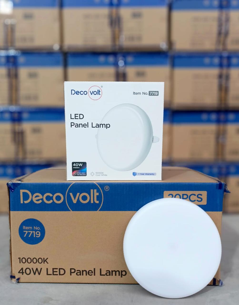 سلم 40W-10000K-ساده 8 انج ديكوفولت7719