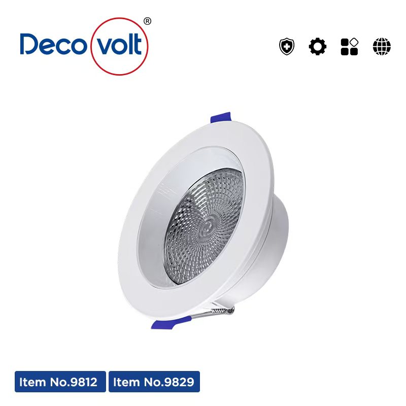 سلم cob 12w 2cct كفر كرستال ورده خسف ديكوفولت 9829