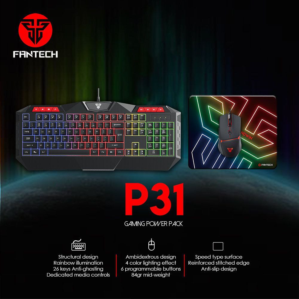 كيبورد Fantech P31 RGB