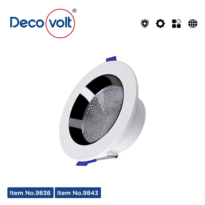 سلم cob 12w 3cct كفر كرستال ورده خسف ديكوفولت 9843