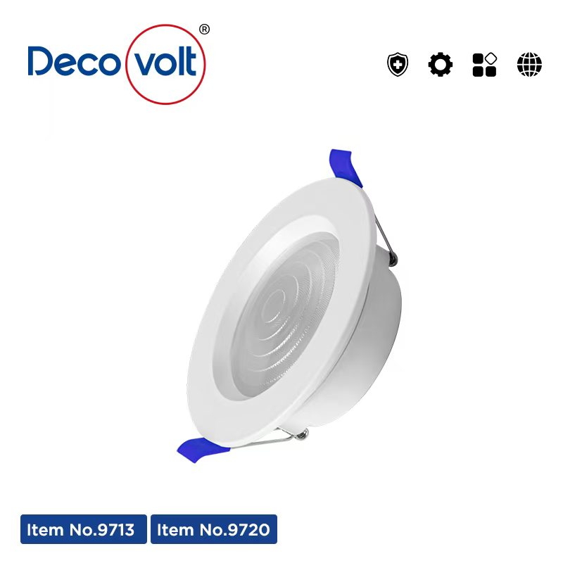 سلم cob 6w 3cct كفر كرستال دائره خسف ديكوفولت9737