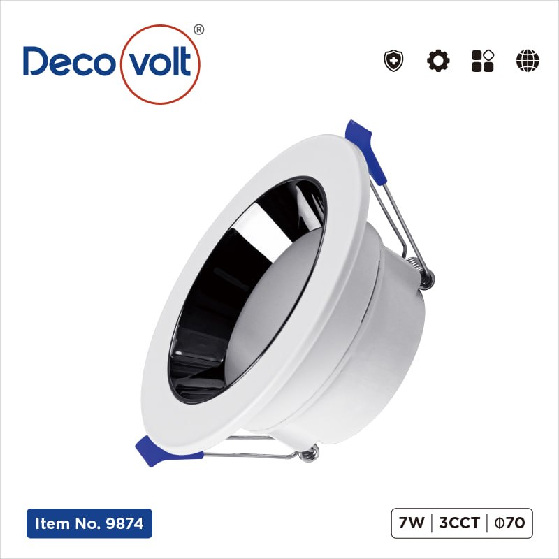 سلم cob12w 3cct كفر كرستال معتم خسف ديكوفولت 9881